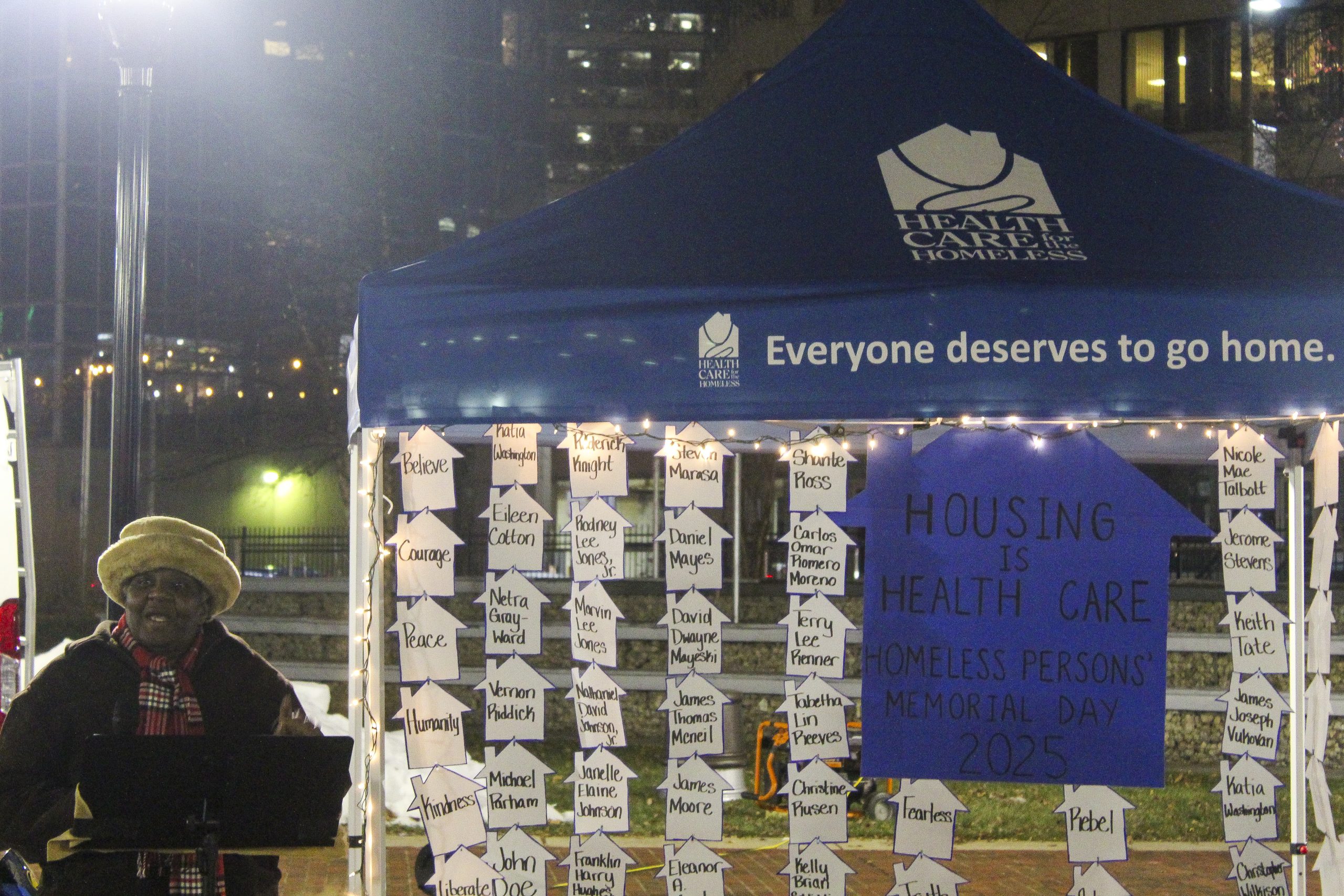 Ahead of a brutally cold winter, Baltimoreans honor unhoused residents who have died as advocates worry about city’s preparedness for the season