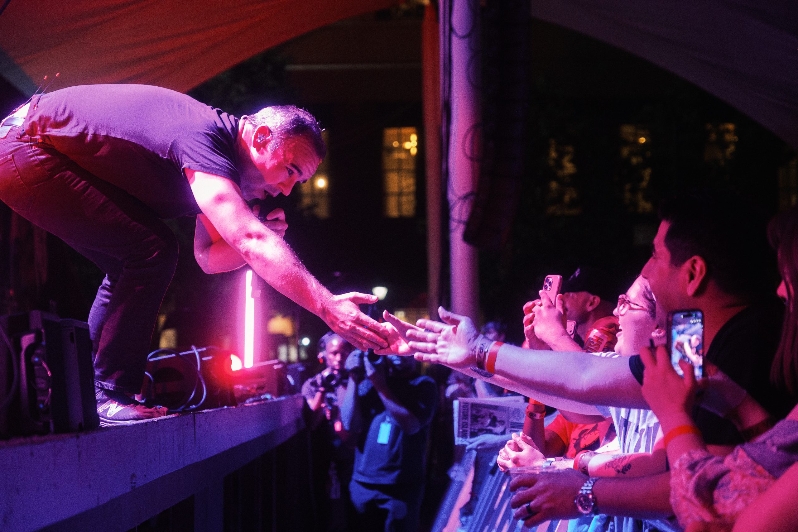 Photostory: A full circle moment for superfans: Baltimore’s Future Islands and friends rock Pier Six, ten years after Windjammer